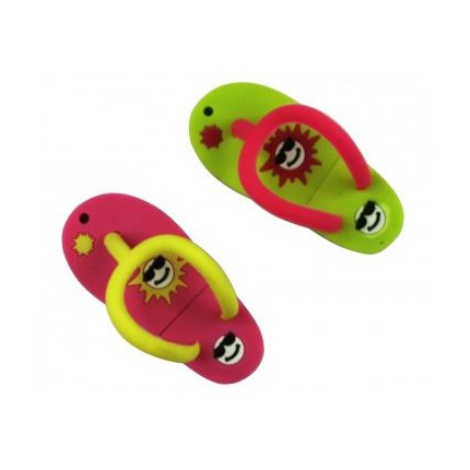 Maßgefertigte USB-Stick in Form einer Sandale/Flip-Flop - Topgiving